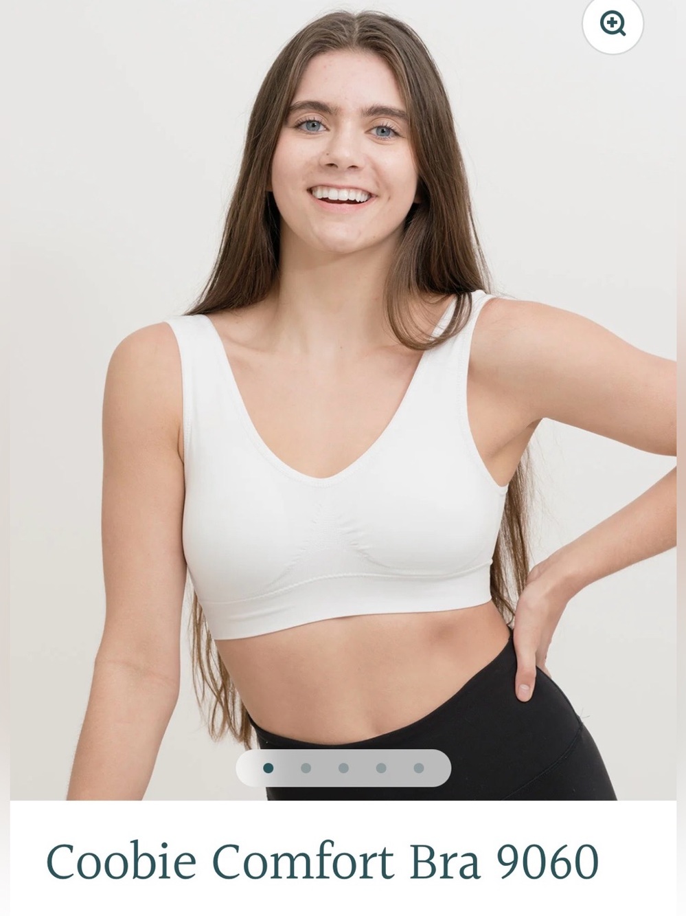 Coobie Comfort Bra 9060 White Medium NWT